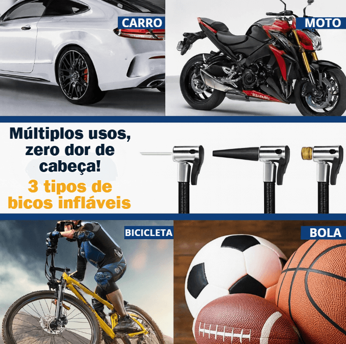 Inflar® - Pronto para encher, onde você estiver