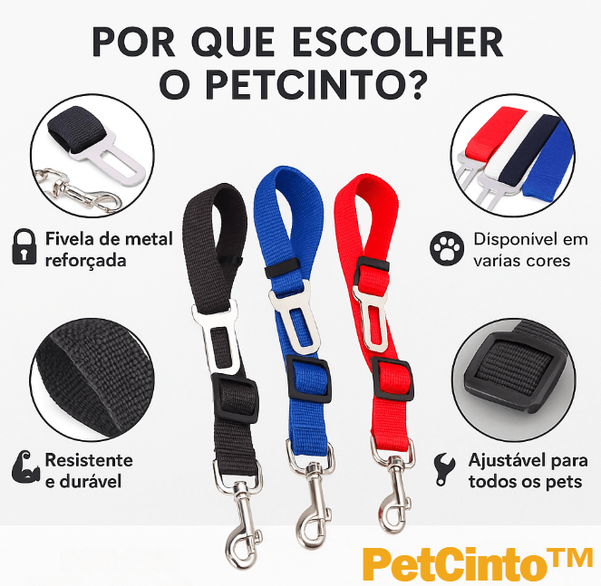 PetCinto™ - Segurança que acompanha cada passeio