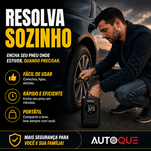 Inflar® - Pronto para encher seus pneus, onde você estiver
