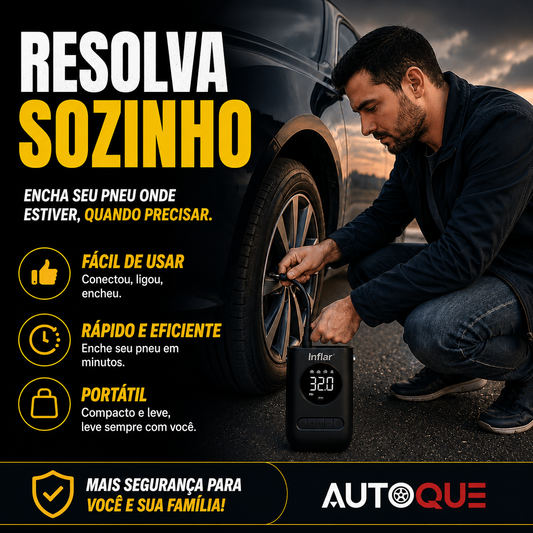 Inflar® - Pronto para encher seus pneus, onde você estiver
