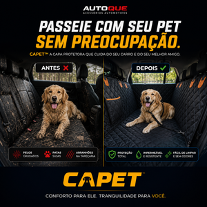 Capet™ - Seu carro limpo. Seu pet seguro