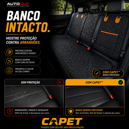 Capet™ - Seu carro limpo. Seu pet seguro