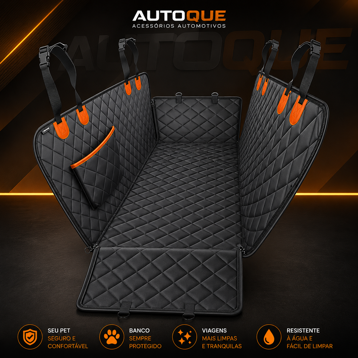 Capet™ - Seu carro limpo. Seu pet seguro