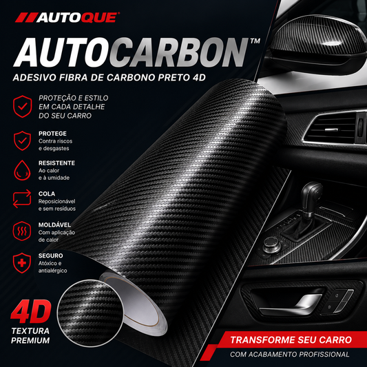 AutoCarbon™ - Transforme o visual do seu carro em minutos