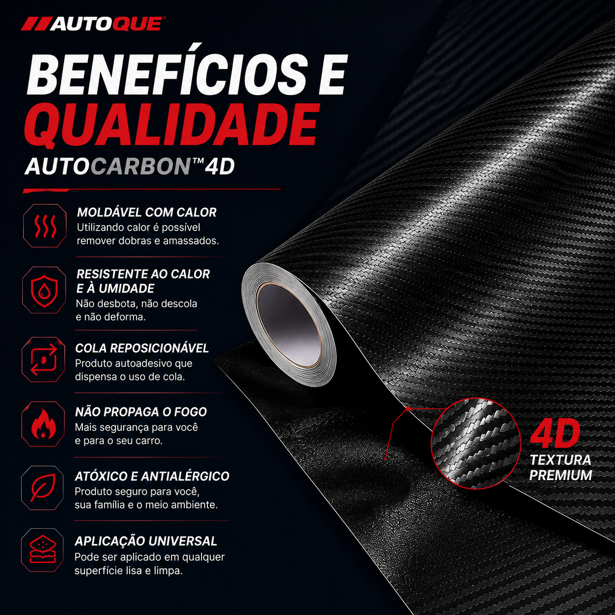 AutoCarbon™ - Transforme o visual do seu carro em minutos
