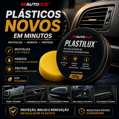 PlastiLux™ - Plásticos renovados com aparência de novo.