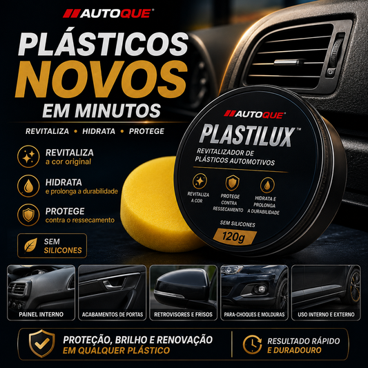 PlastiLux™ - Plásticos renovados com aparência de novo.