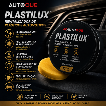 PlastiLux™ - Plásticos renovados com aparência de novo.