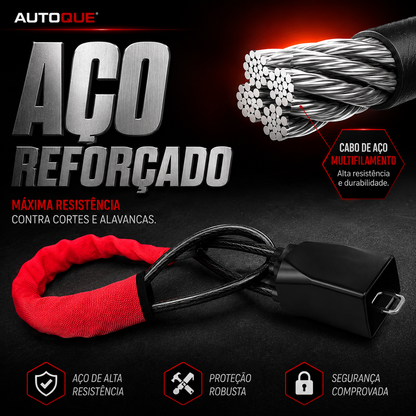 Trava Antifurto para Volante - Dificulte o roubo antes que ele aconteça