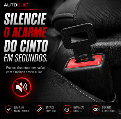 Par de Fivela para Cinto de Segurança Anti-Alarme Sonoro