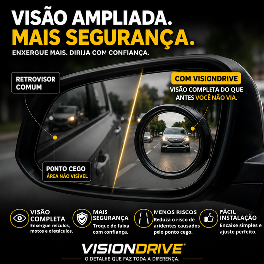 VisionDrive™ - Veja além. Dirija com segurança