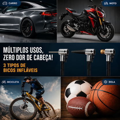 Inflar® - Pronto para encher seus pneus, onde você estiver