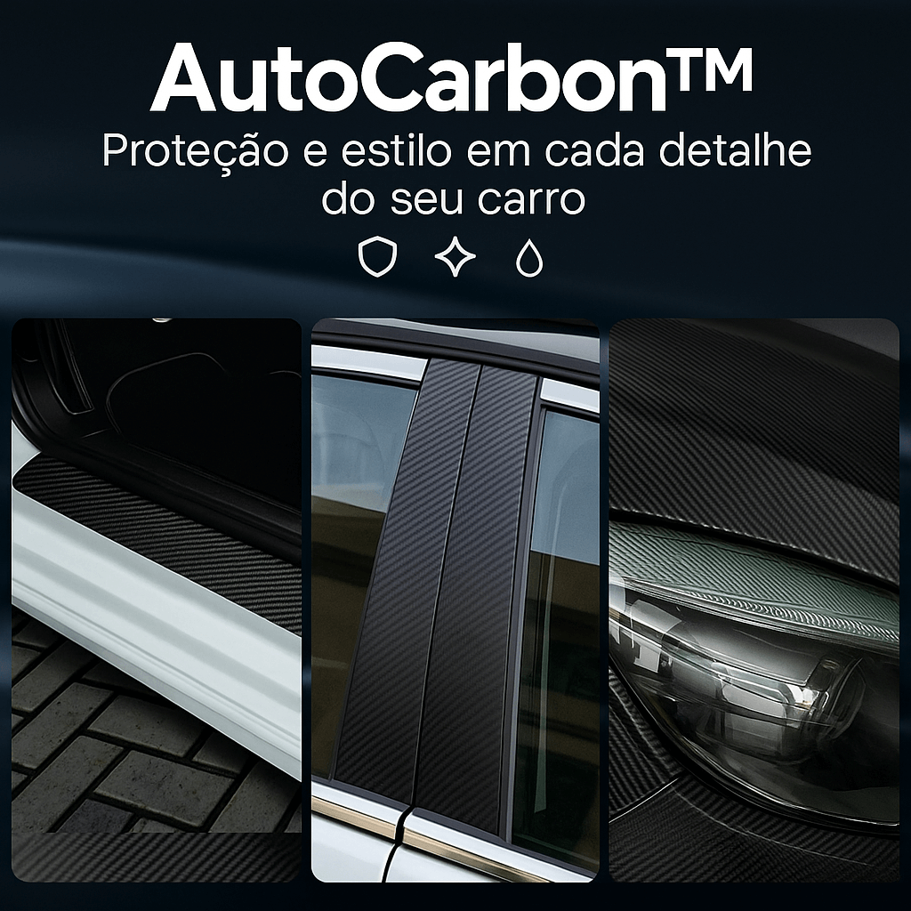 AutoCarbon™ - Transforme o visual do seu carro em minutos