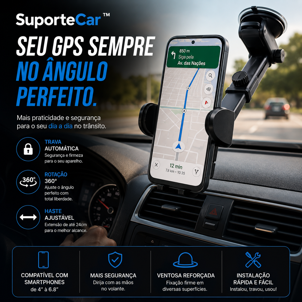 SuporteCar - Conectado com segurança em cada trajeto